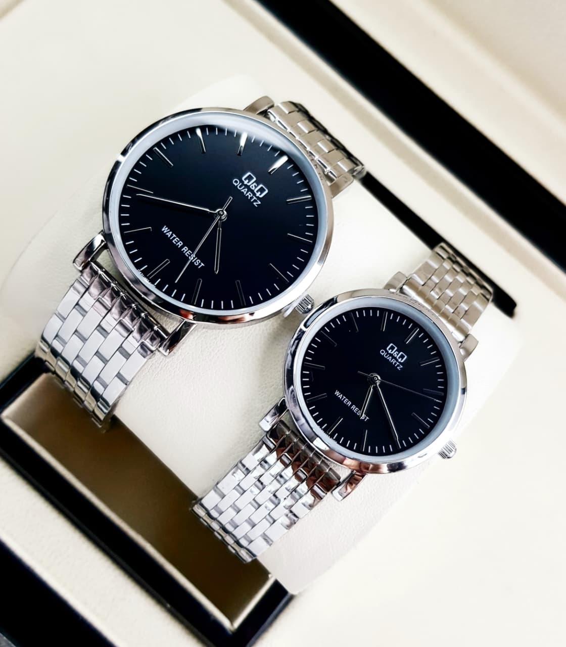 Reloj Para Parejas Q&Q Original Referencia QB97J001