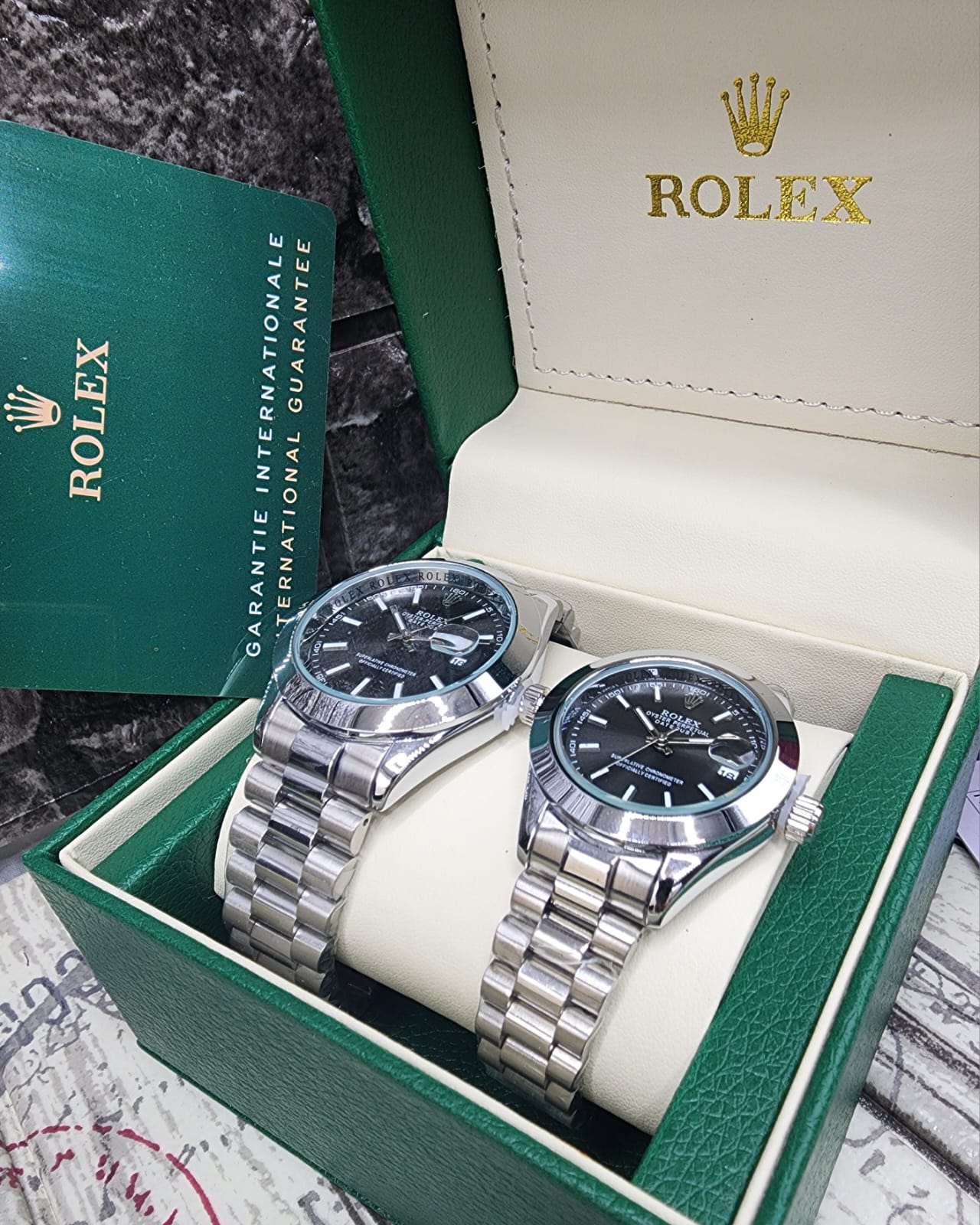 Reloj Para Pareja Rolex Tipo AAA Referencia Perpetual DateJust