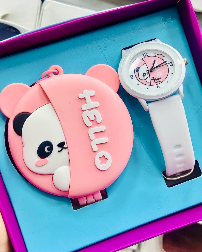 Reloj Set Niña (Cepillo + Espejo)