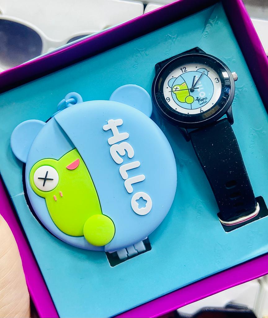 Reloj Set Niña (Cepillo + Espejo)