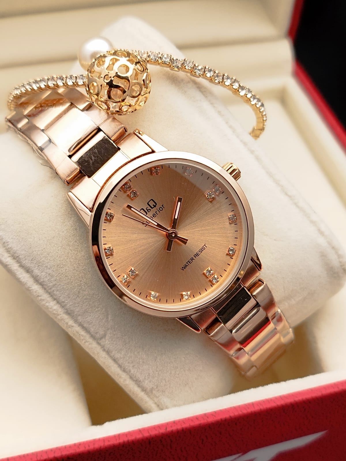 Reloj Para Dama Q&Q Nueva Colección Puntos Dobles