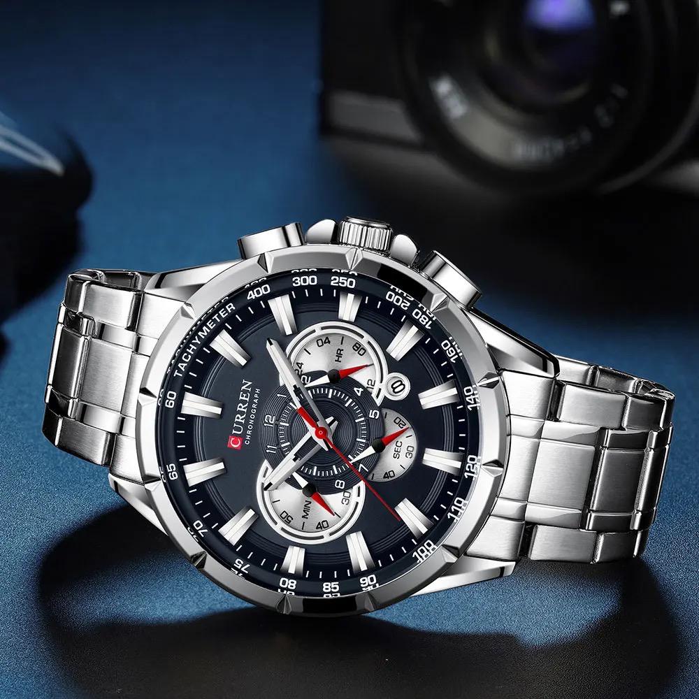 Reloj Para Hombre Marca Curren Chronograph