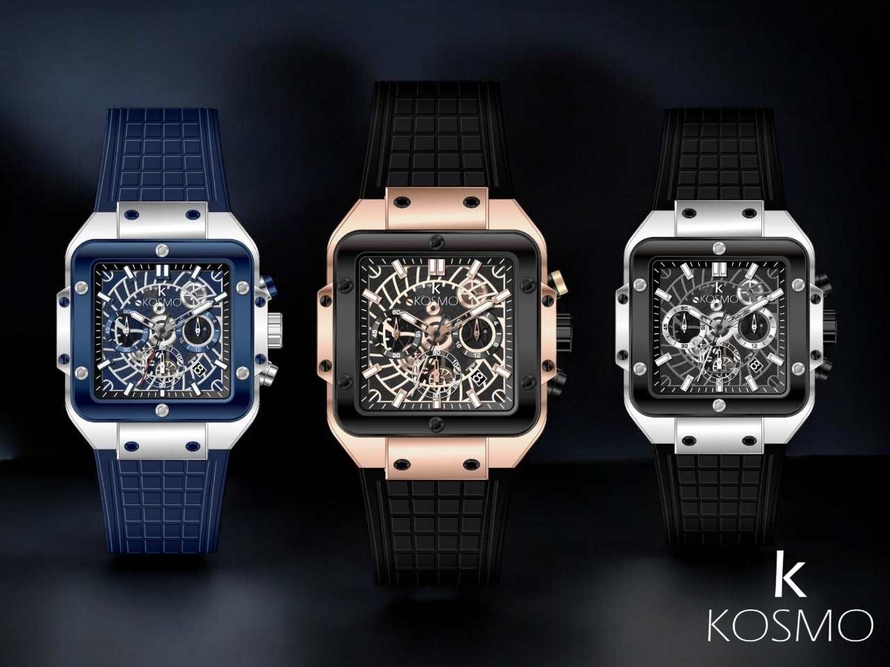 Reloj Para Hombre Marca Kosmo Con Cronógrafo