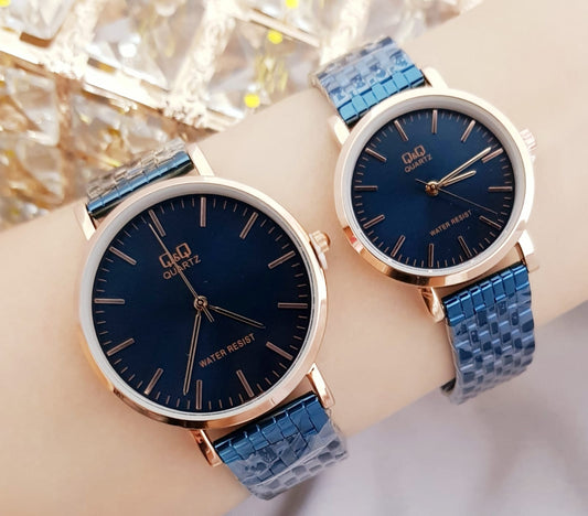 Reloj Para Parejas Q&Q Original Referencia QB97J001