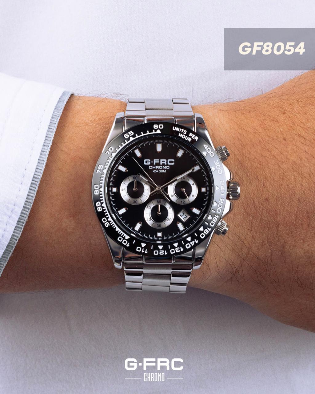 Reloj para Hombre G-Force Chrono GF8054 Original en Acero