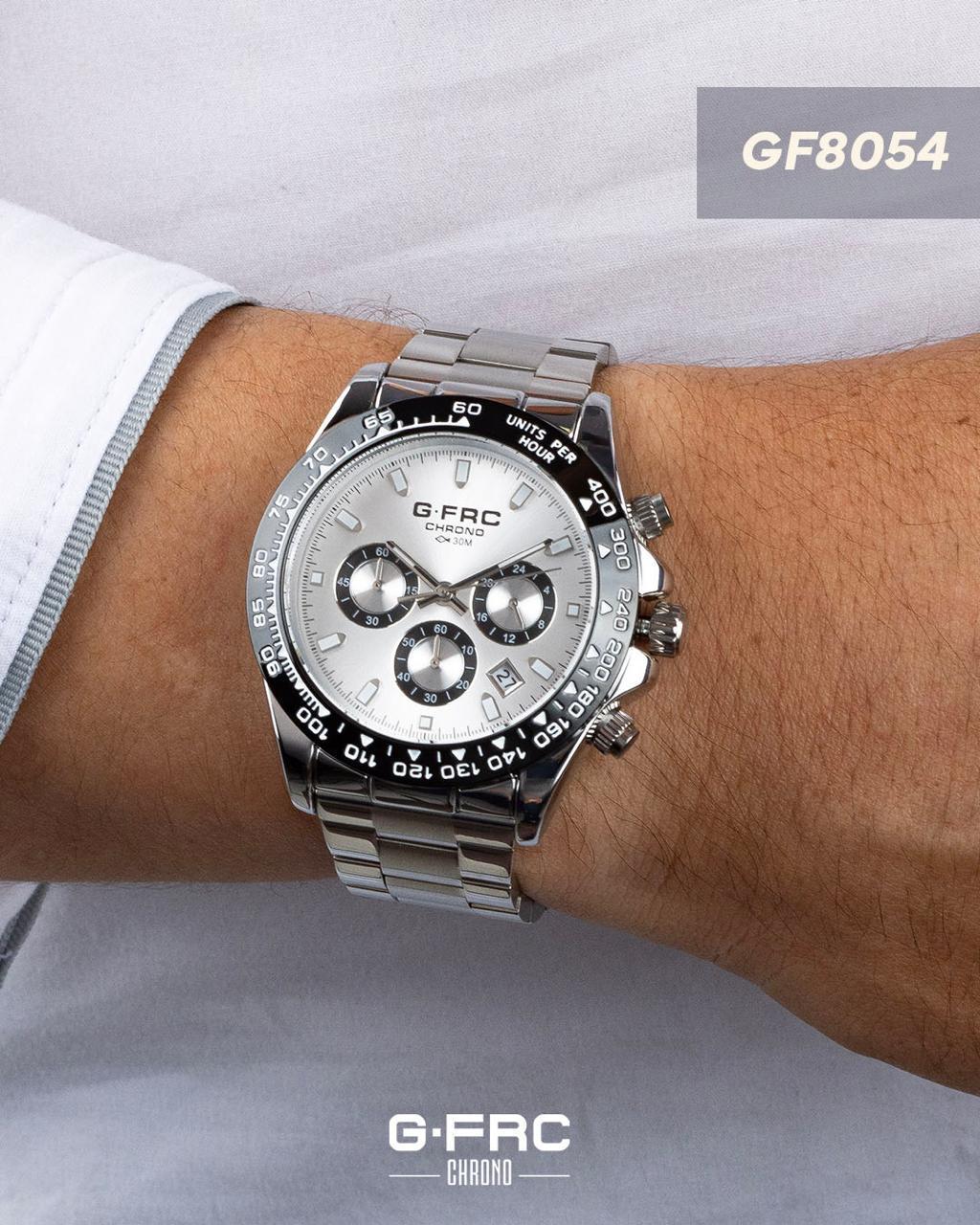 Reloj para Hombre G-Force Chrono GF8054 Original en Acero