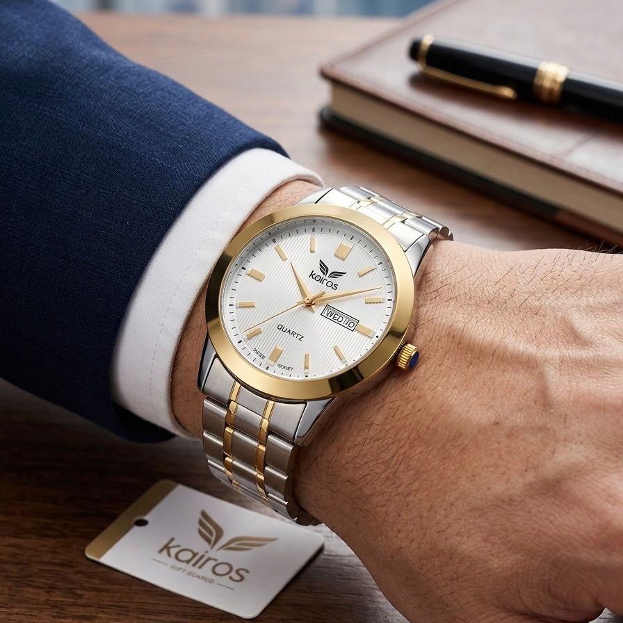 Reloj Para Hombre Original Marca Kairos Calendario Integrado