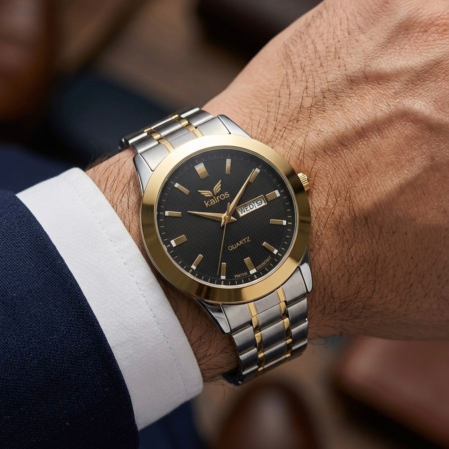 Reloj Para Hombre Original Marca Kairos Calendario Integrado