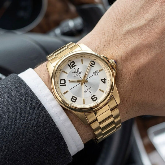 Reloj Para Hombre Original Marca Kairos Números y Flechas