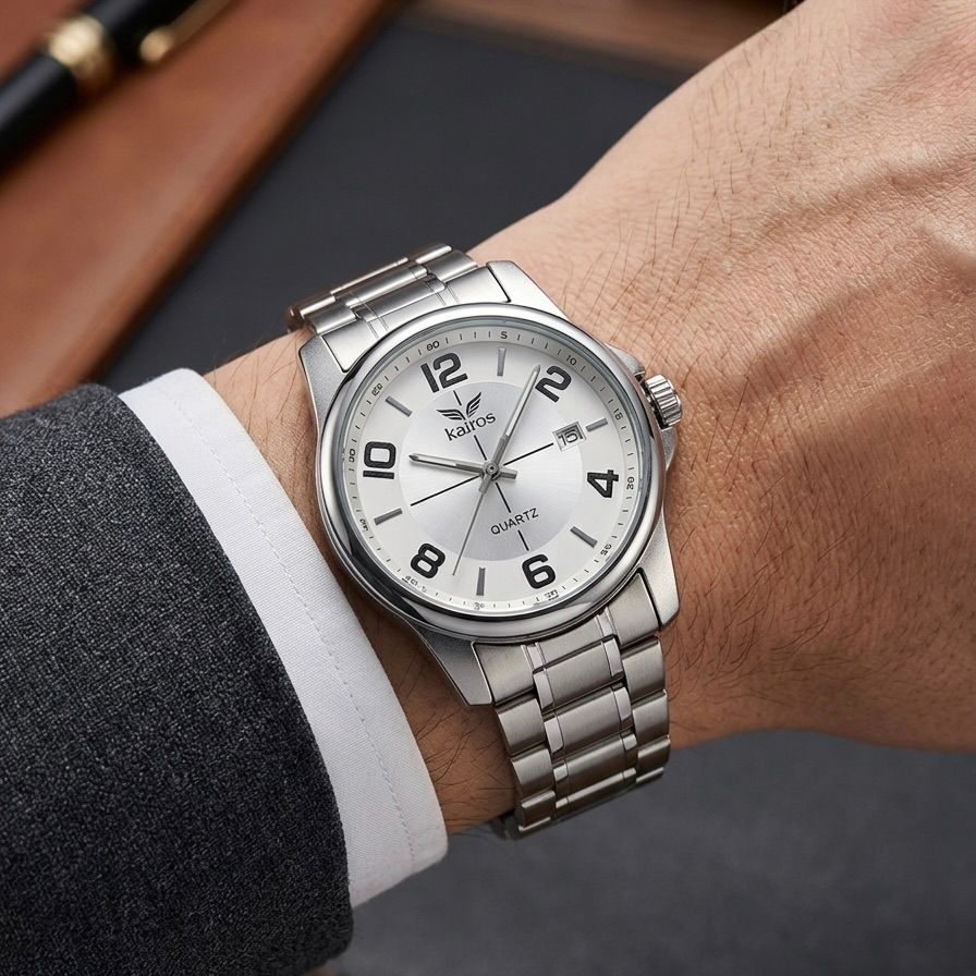 Reloj Para Hombre Original Marca Kairos Números y Flechas