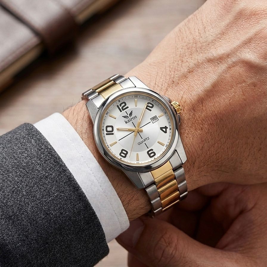 Reloj Para Hombre Original Marca Kairos Números y Flechas