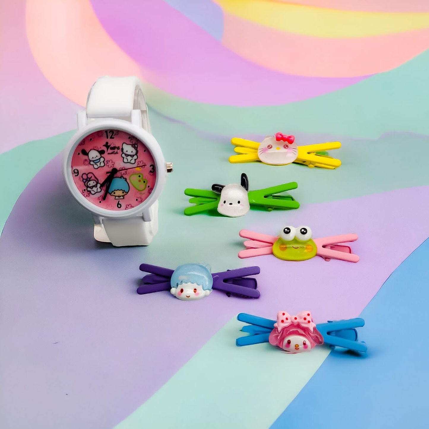 Reloj Para Niña + Kit Hebilla