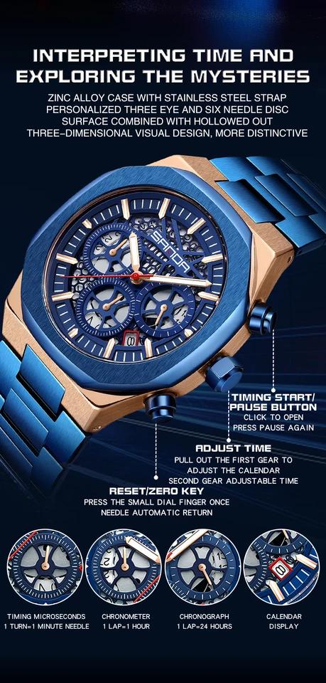 Reloj Sanda Para Hombre Referencia 5505