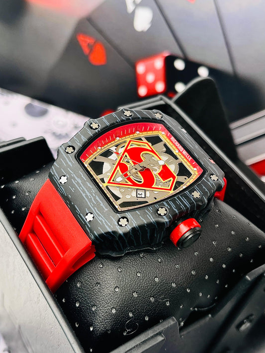 Reloj Para Hombre Richard Mille Tipo AA Superman