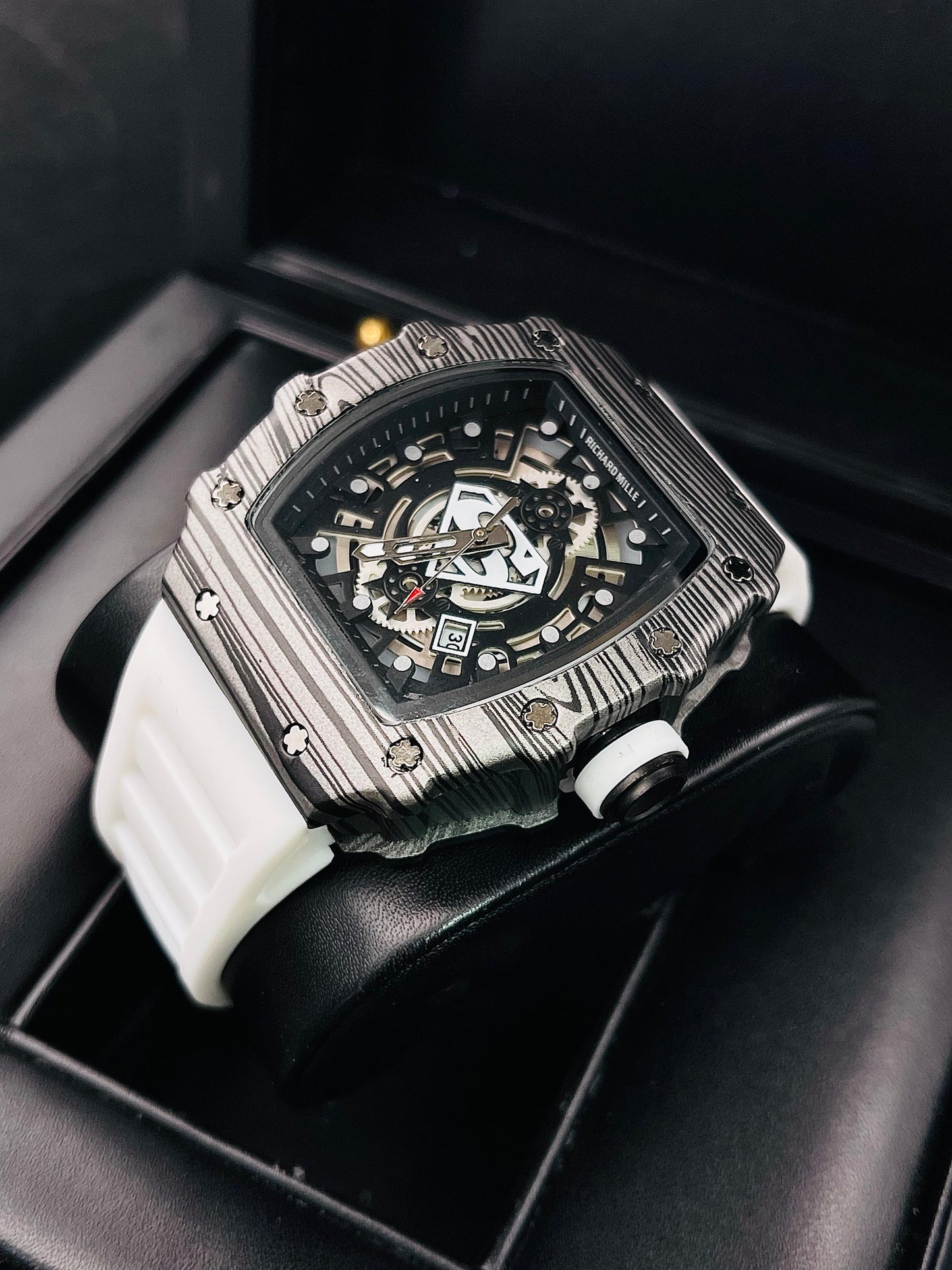 Reloj Para Hombre Richard Mille Tipo AA Superman