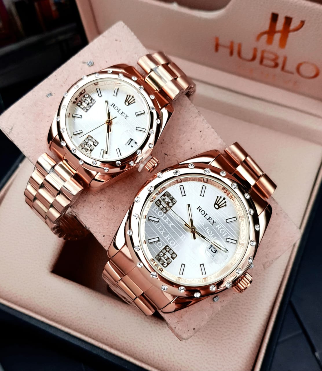 Reloj Para Pareja Rolex Tipo AA