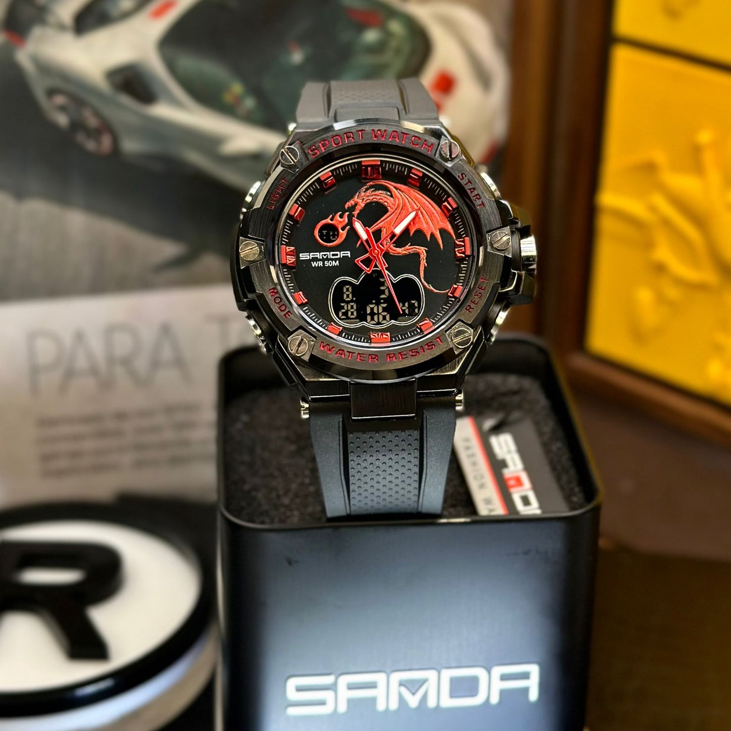 Reloj Para Hombre Sanda  Dragón