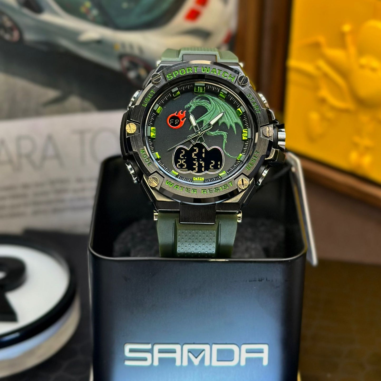 Reloj Para Hombre Sanda  Dragón