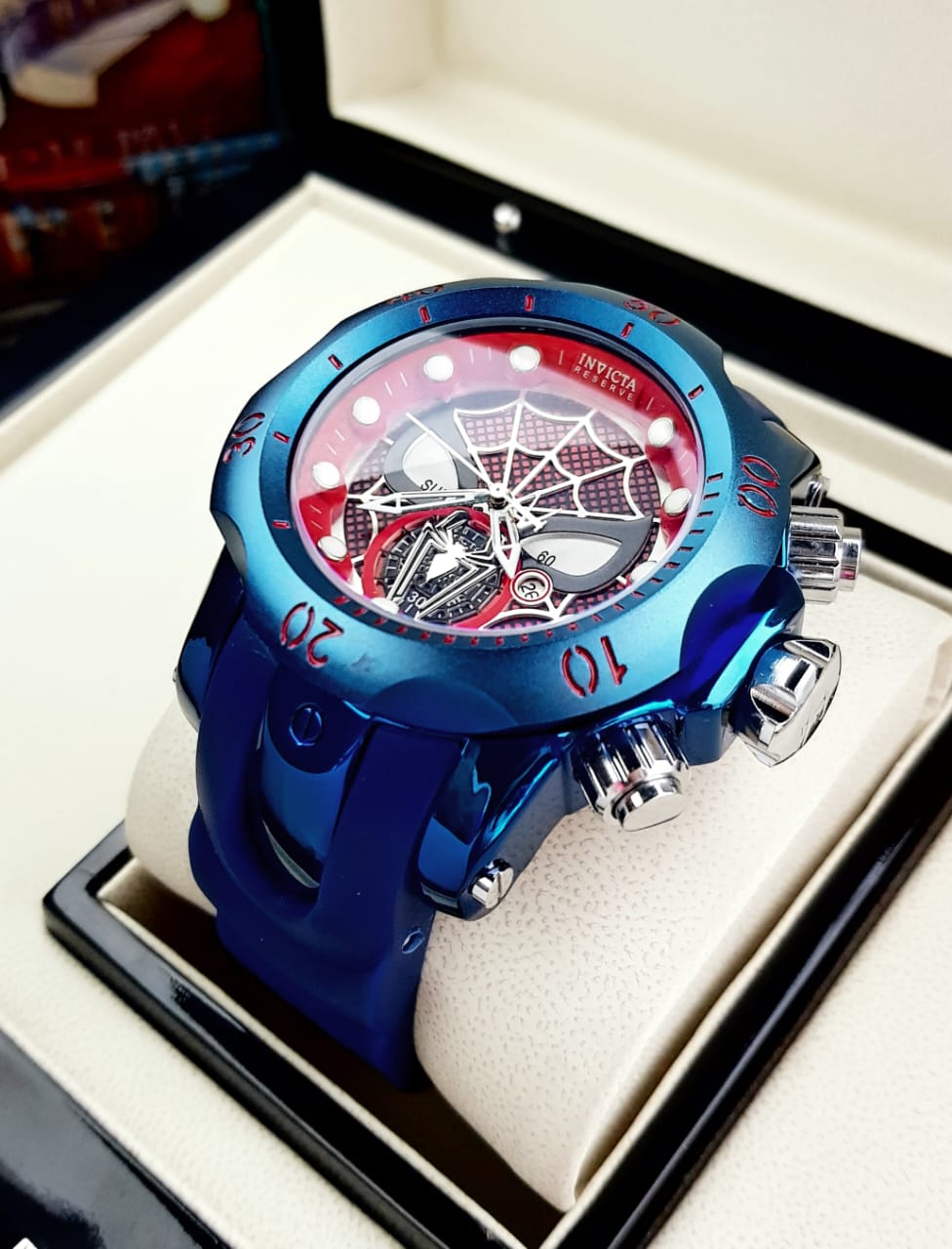 Reloj Para Hombre Tipo AAA Invicta Marvel Spiderman